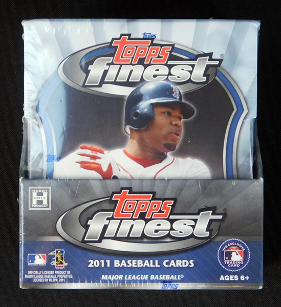2011 Topps Finest Baseball Unopened Master Box