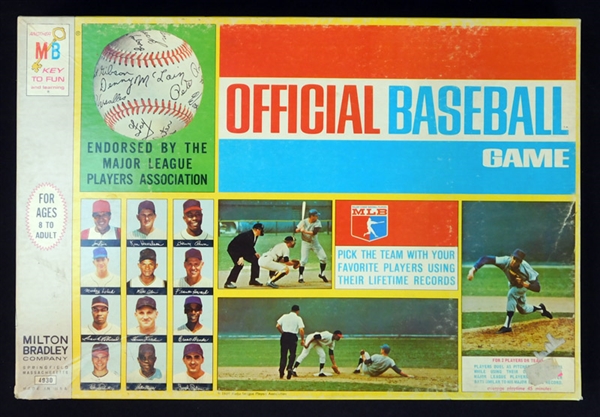 1969 Milton Bradley Official Baseball Game 