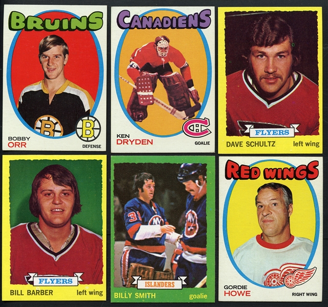 1971-72 and 1973-74 Topps High Grade Complete Hockey Sets 