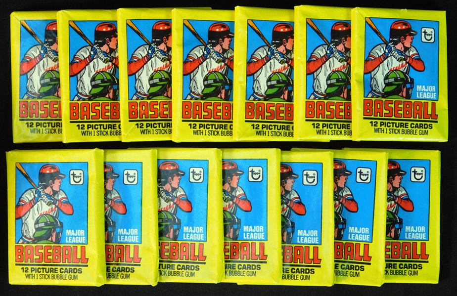 1979 Topps Baseball Unopened Wax Pack Group of (14) 