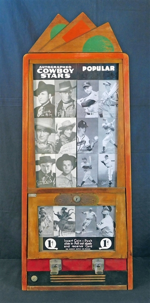 1947-66 Exhibit Supply Co. Vending Machine