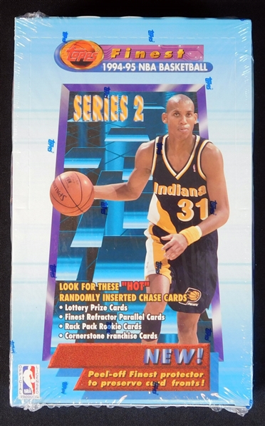 1994-95 Topps Finest Basketball Series 2 Unopened Hobby Box