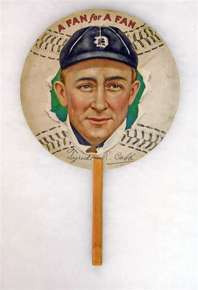 Circa 1910 Ty Cobb "Fan for a Fan"