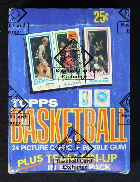 1980-81 Topps Basketball Full Unopened Wax Box BBCE