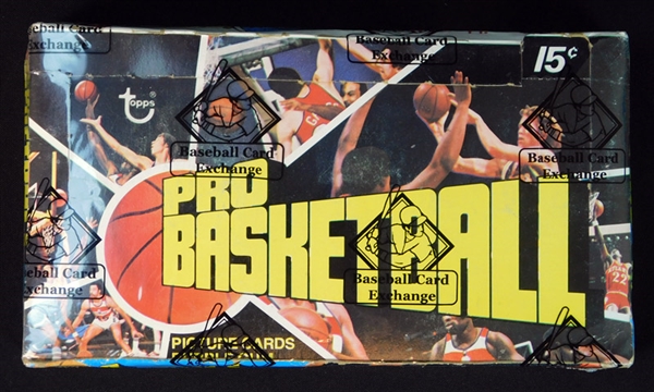 1976-77 Topps Basketball Full Unopened Wax Box BBCE