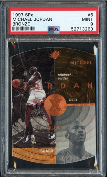 1997 SPx #6 Michael Jordan Bronze PSA 9 MINT