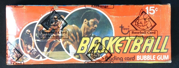 1974-75 Topps Basketball Full Unopened Wax Box BBCE