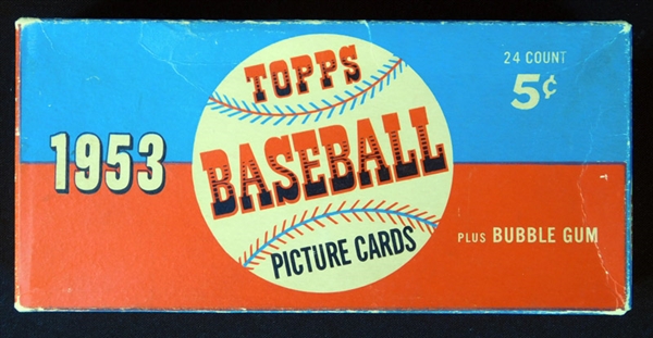 1953 Topps Baseball 5-Cent Display Box