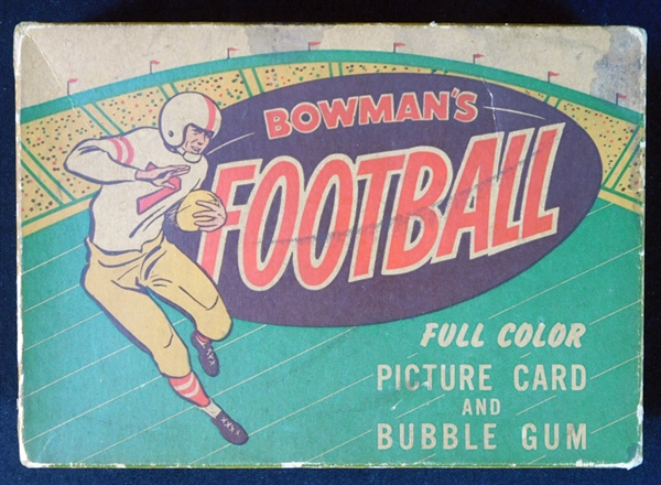 1954 Bowman Football 1-Cent Display Box