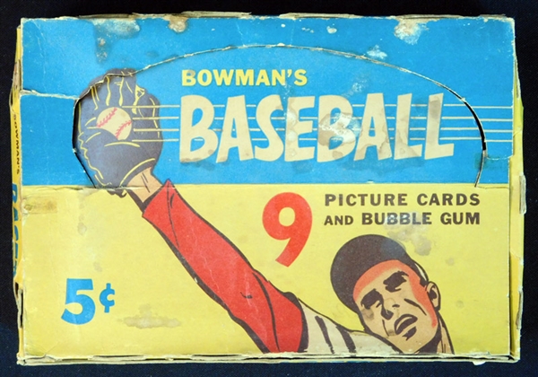 1955 Bowman Baseball 5-Cent Display Box 