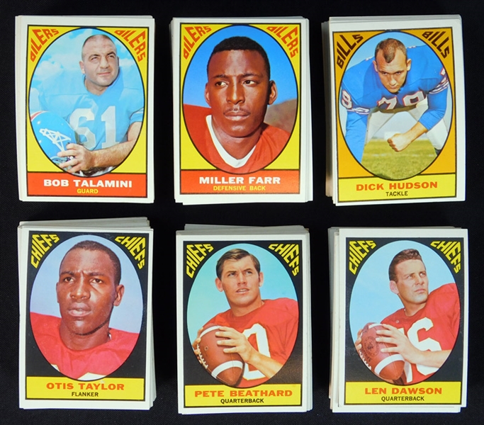 1967 Topps Football High-Grade Collection of (773) with Stars 