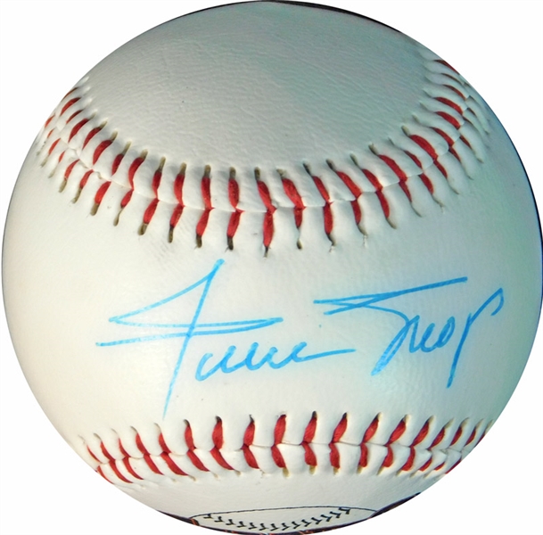 Willie Mays Single-Signed Giants Souvenir Ball PSA/DNA