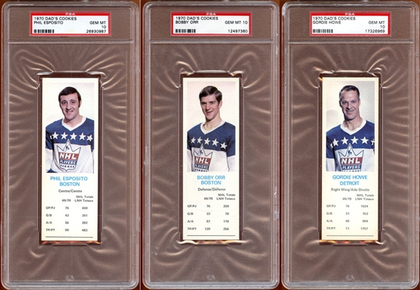 1970 Dads Cookies Group of (18) All PSA 10 GEM MINT