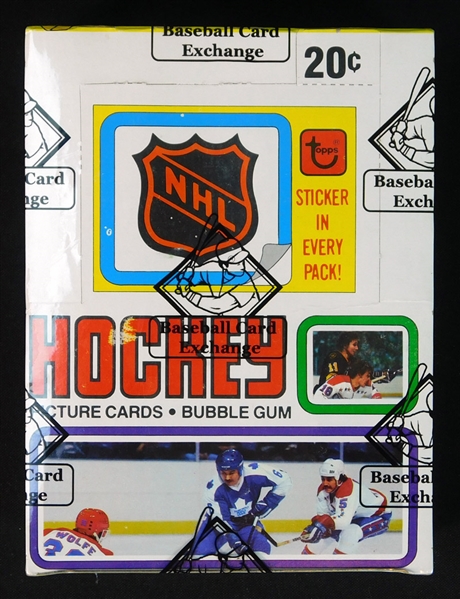 1979-80 Topps Hockey Full Unopened Wax Box BBCE- Possible Wayne Gretzky Rookies