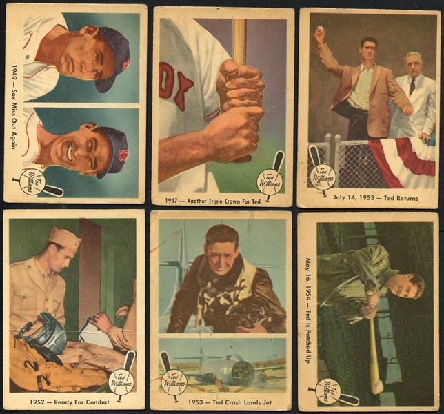 1959 Fleer Ted Williams Partial Set (41/80)