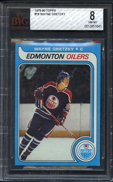 1979-80 Topps #18 Wayne Gretzky BGS 8 NM-MT