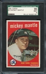 1959 Topps #10 Mickey Mantle SGC 9 MINT