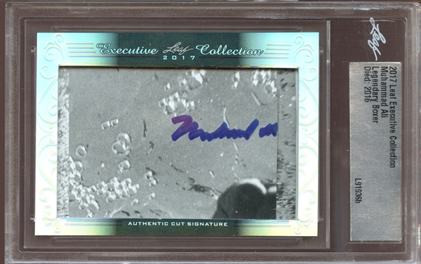 2017 Leaf Executive Collection Cut Signature Muhammad Ali 