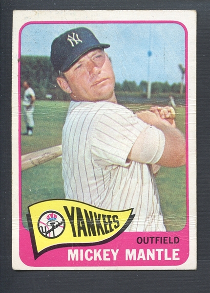 1965 Topps #350 Mickey Mantle