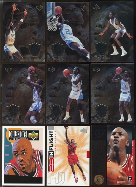 1991-2007 Michael Jordan Upper Deck Lot of Over 130 Cards 