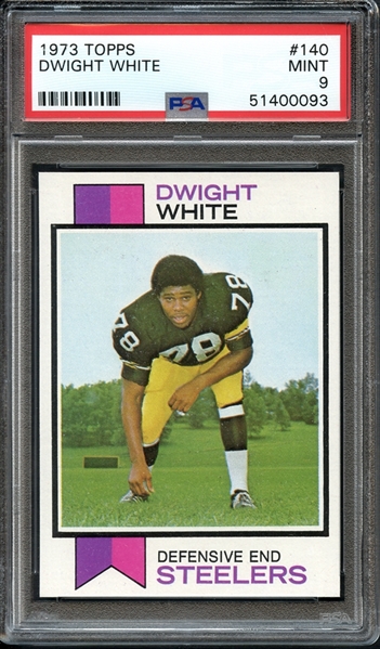 1973 Topps #140 Dwight White PSA 9 MINT 
