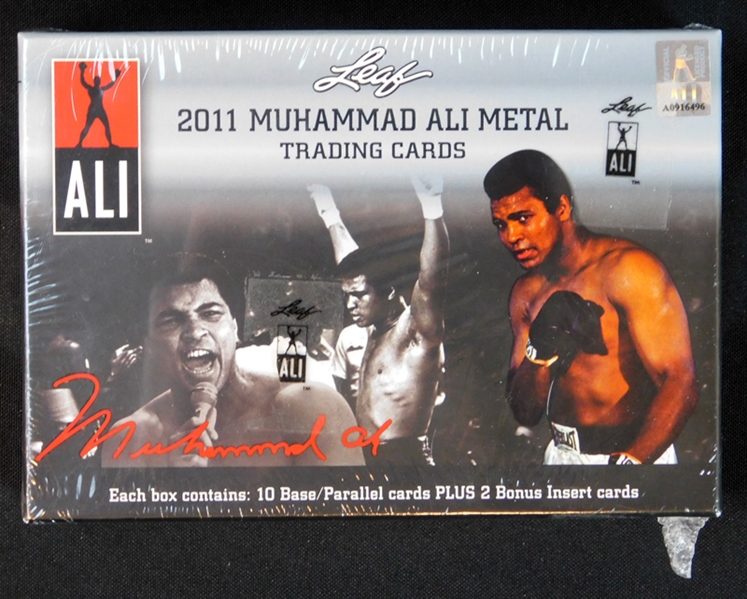 2011 Leaf Metal Muhammad Ali Unopened Box