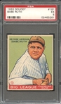 1933 Goudey #181 Babe Ruth PSA 5 EX