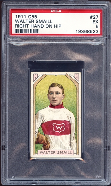 1911 C55 #27 Walter Smaill Right Hand on Hip PSA 5 EX