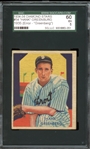 1934-36 Diamond Stars #54 Hank Greenberg SGC 5 EX