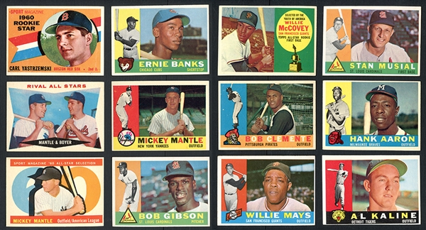 1960 Topps Baseball Complete Set 