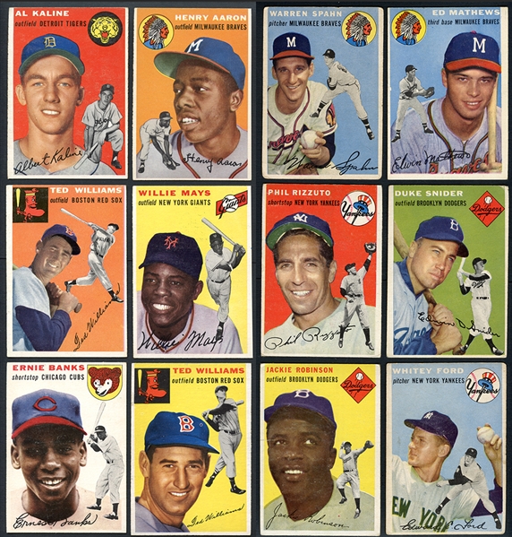 1954 Topps Baseball Complete Set 