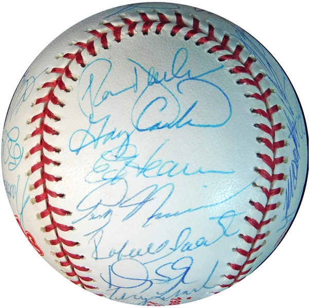 1986 New York Mets World Champions Reunion Team-Signed OWS Ball with (28) Signatures JSA