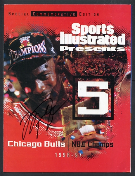 Michael Jordan Signed Special Edition Sports Illustrated Cover JSA LOA 
