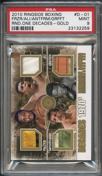 2010 Ringside Boxing Round One #D-01 Decades 1970s "Gold" PSA 9 MINT 