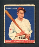 1933 Goudey #63 Joseph Cronin  