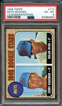 1968 Topps #177 Mets Rookies Koosman/Ryan PSA 6 EX-MT