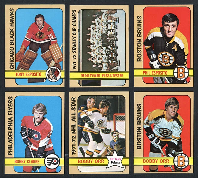 1972 Topps Hockey Complete Set 