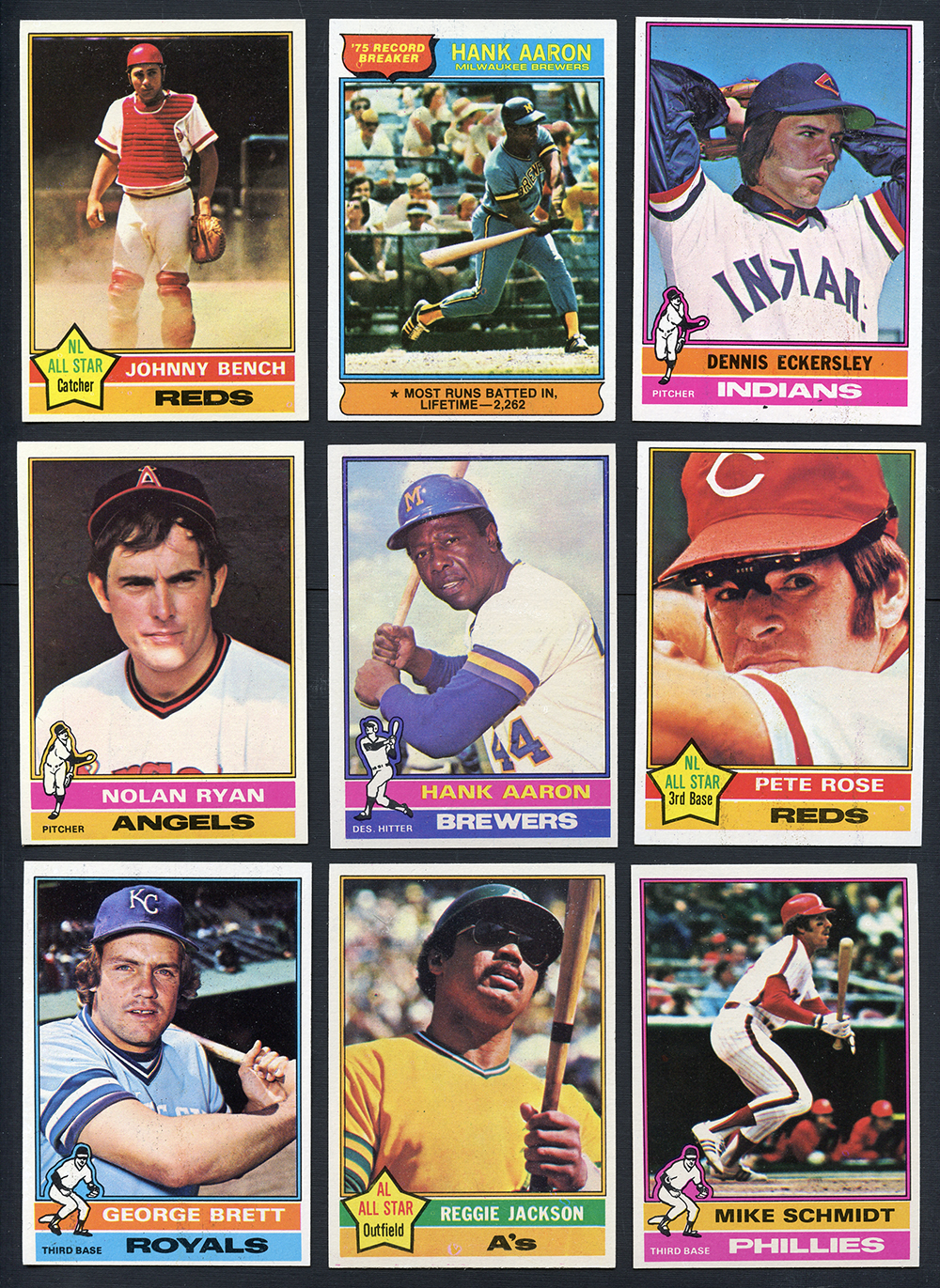 Lot Detail - 1976 Topps Baseball High Grade Complete Set From Vending