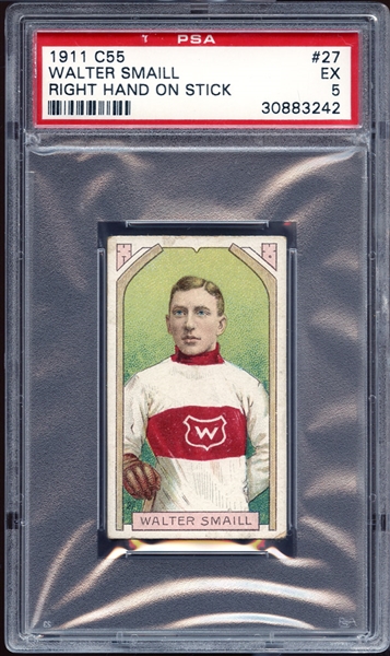 1911 C55 #27 Walter Smaill Right Hand on Stick PSA 5 EX