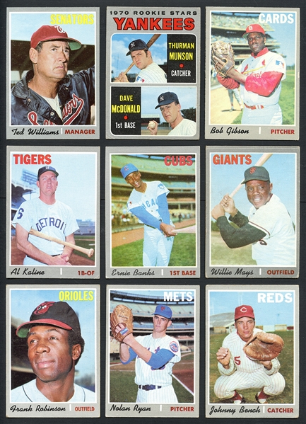 1970 Topps Baseball Complete Set