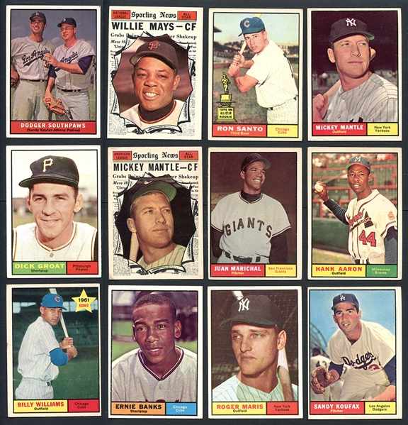 1961 Topps Baseball Complete Set 