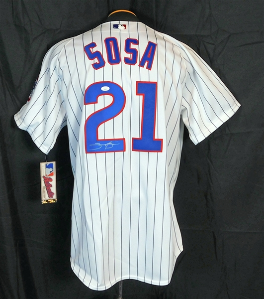 Sammy Sosa Chicago Cubs Signed Jersey JSA