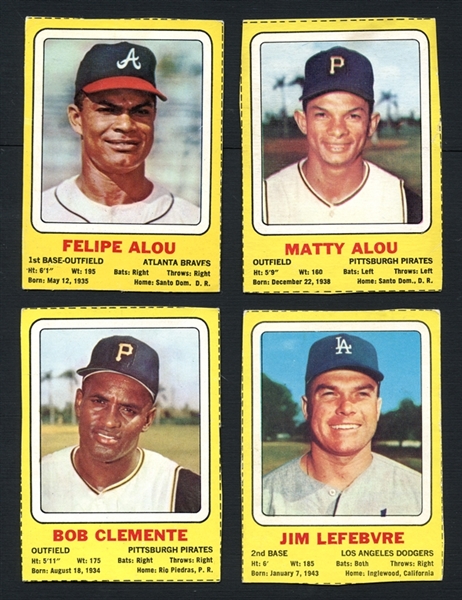 1970 Transogram Group Of Four (4) With Clemente 