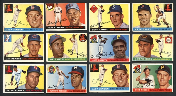 1954-55 Topps And Bowman Lot of 59 Low Grade Cards