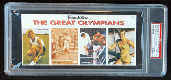 2000 Daily Telegraph Mirror The Great Olympians Panel #2 Muhammad Ali PSA 8 NM/MT