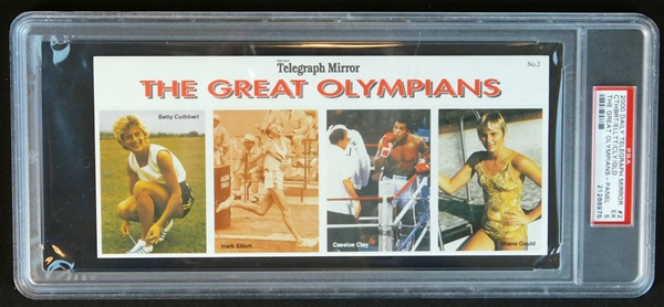 2000 Daily Telegraph Mirror The Great Olympians Panel #2 Muhammad Ali PSA 5 EX