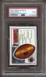 1983 Topps Football Unopened Cello Pack Marcus Allen on Back PSA 9 MINT