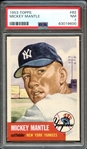 1953 Topps #82 Mickey Mantle PSA 7 NM