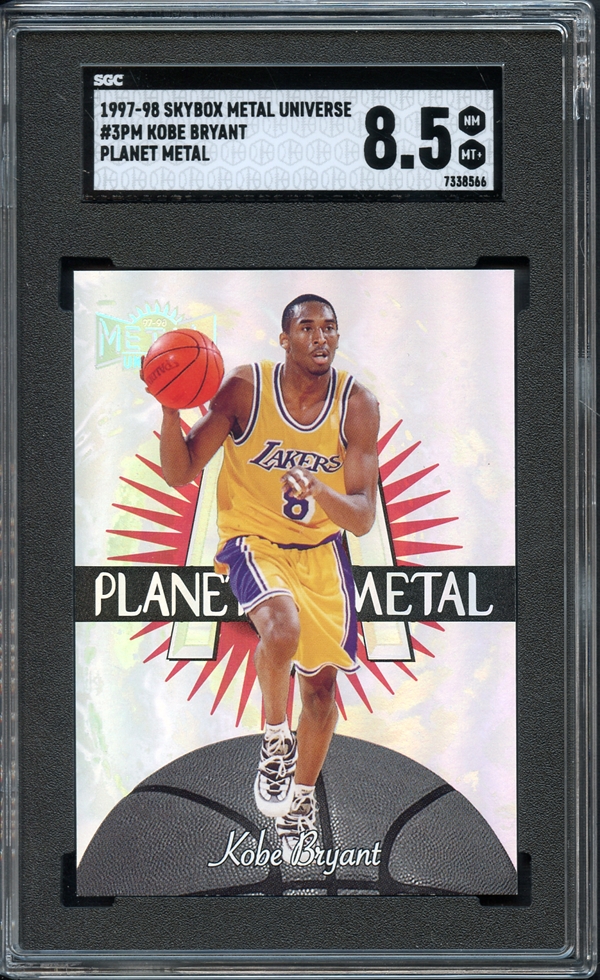 Lot Detail - 1997-98 Skybox Metal Universe #3PM Kobe Bryant Planet