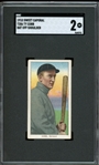 1910 Sweet Caporal Bat Off Shoulder T206 Ty Cobb (With Date Stamp)  SGC 2 GD